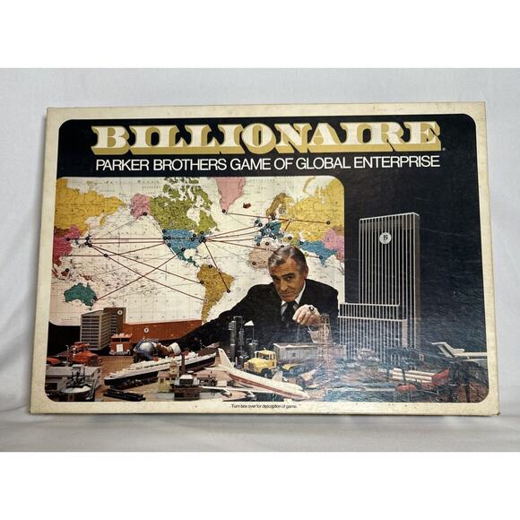 Vintage 1973 "Billionaire" Parker Brothers Game of Global Enterprise - - Picture 1 of 9